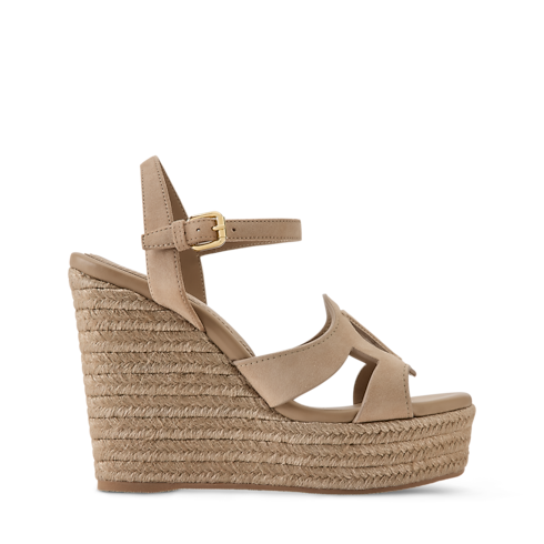 Shoes Sandals LV Isola Wedge Espadrille | Louis Vuitton ® (Product zoom)