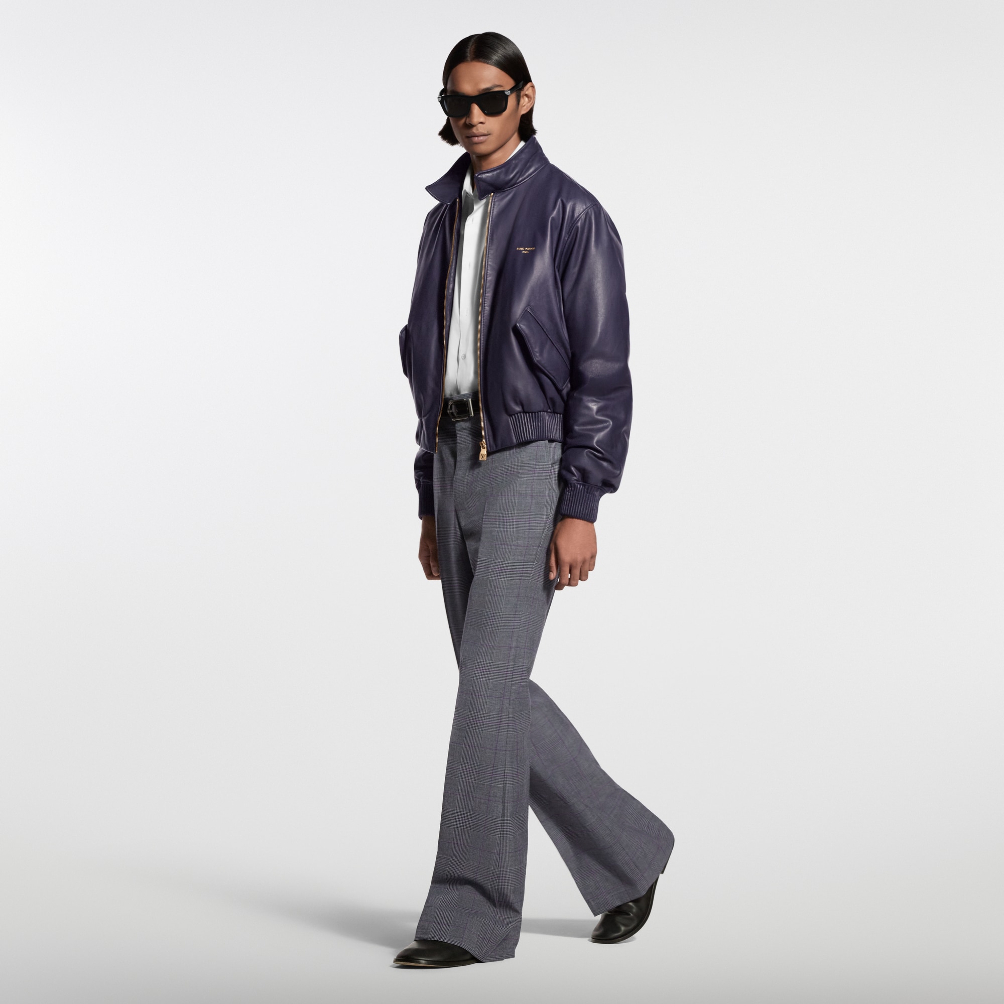 Leather Patch Fleece Blouson - New - For Men | LOUIS VUITTON ®