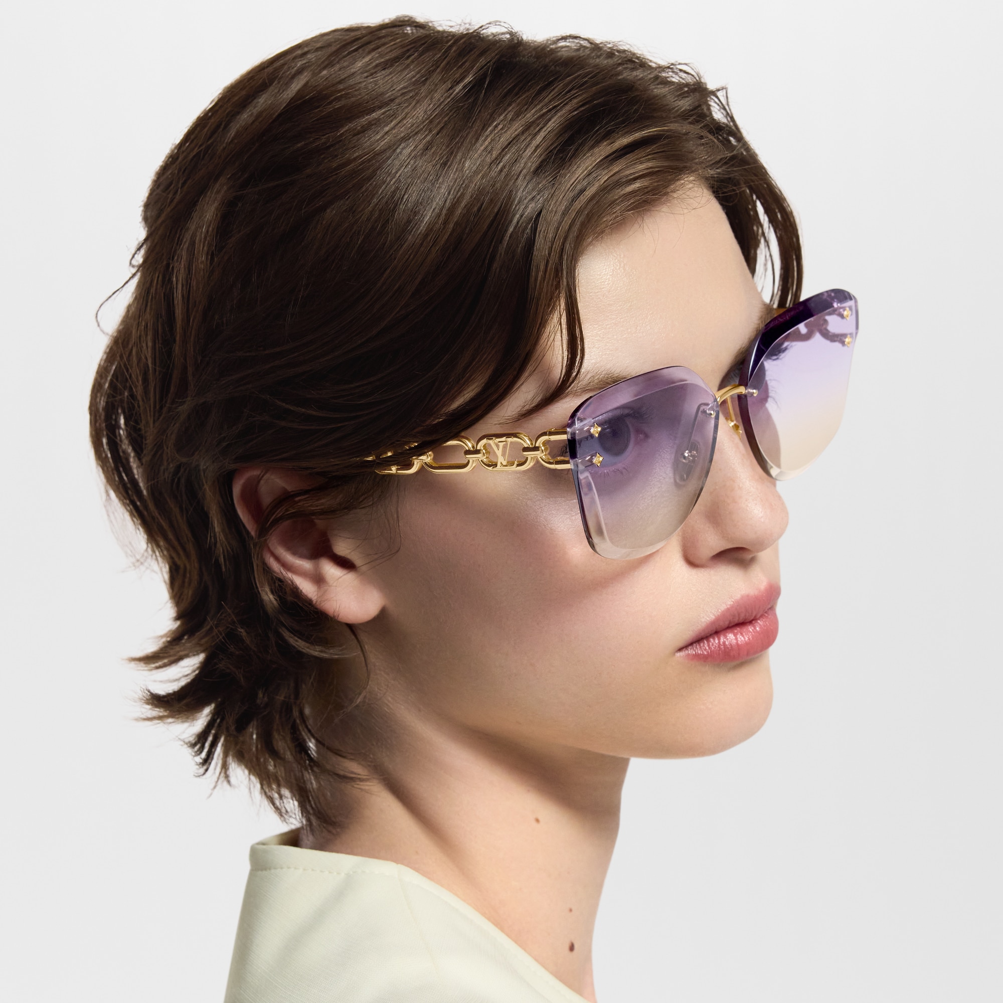 S00 Accessories Sunglasses LV Jewel Cat Eye Sunglasses | Louis Vuitton ® (Product zoom)