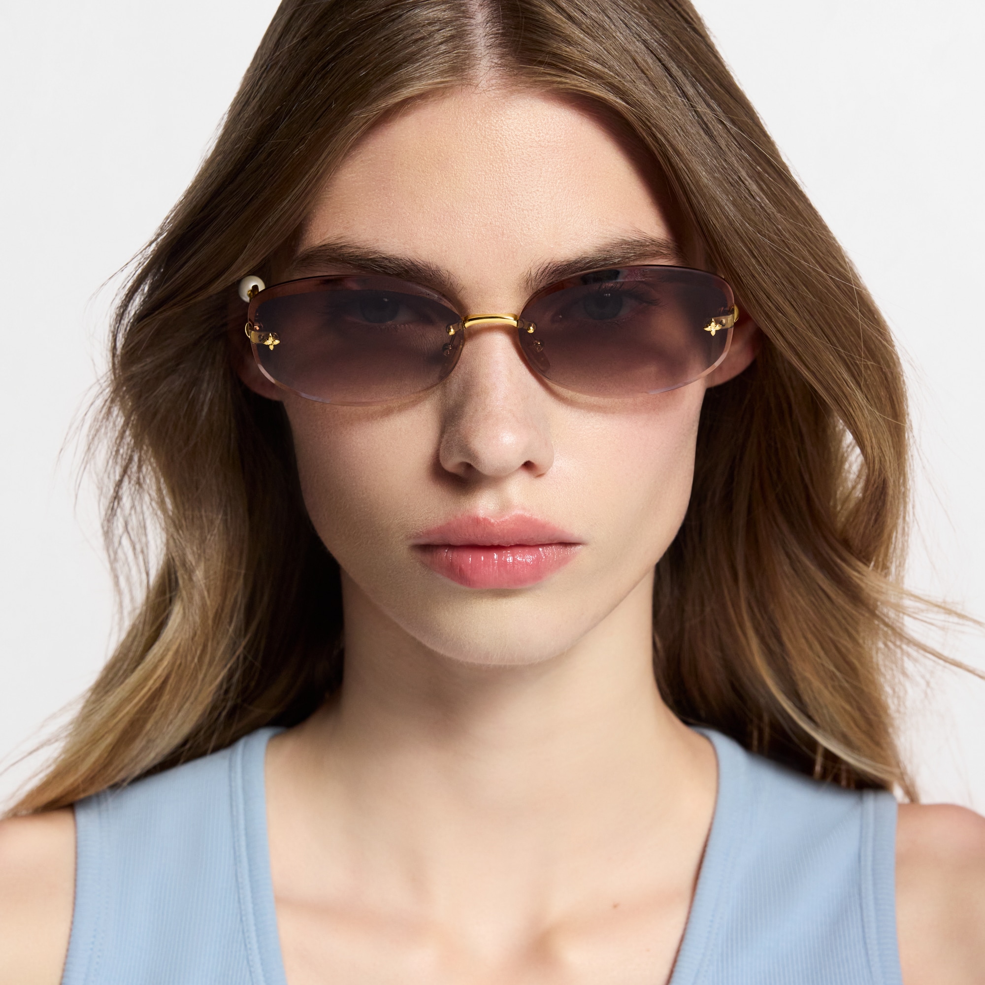 LV Jewel Pearl Oval Sunglasses S00 - Women - Accessories  display picture 1