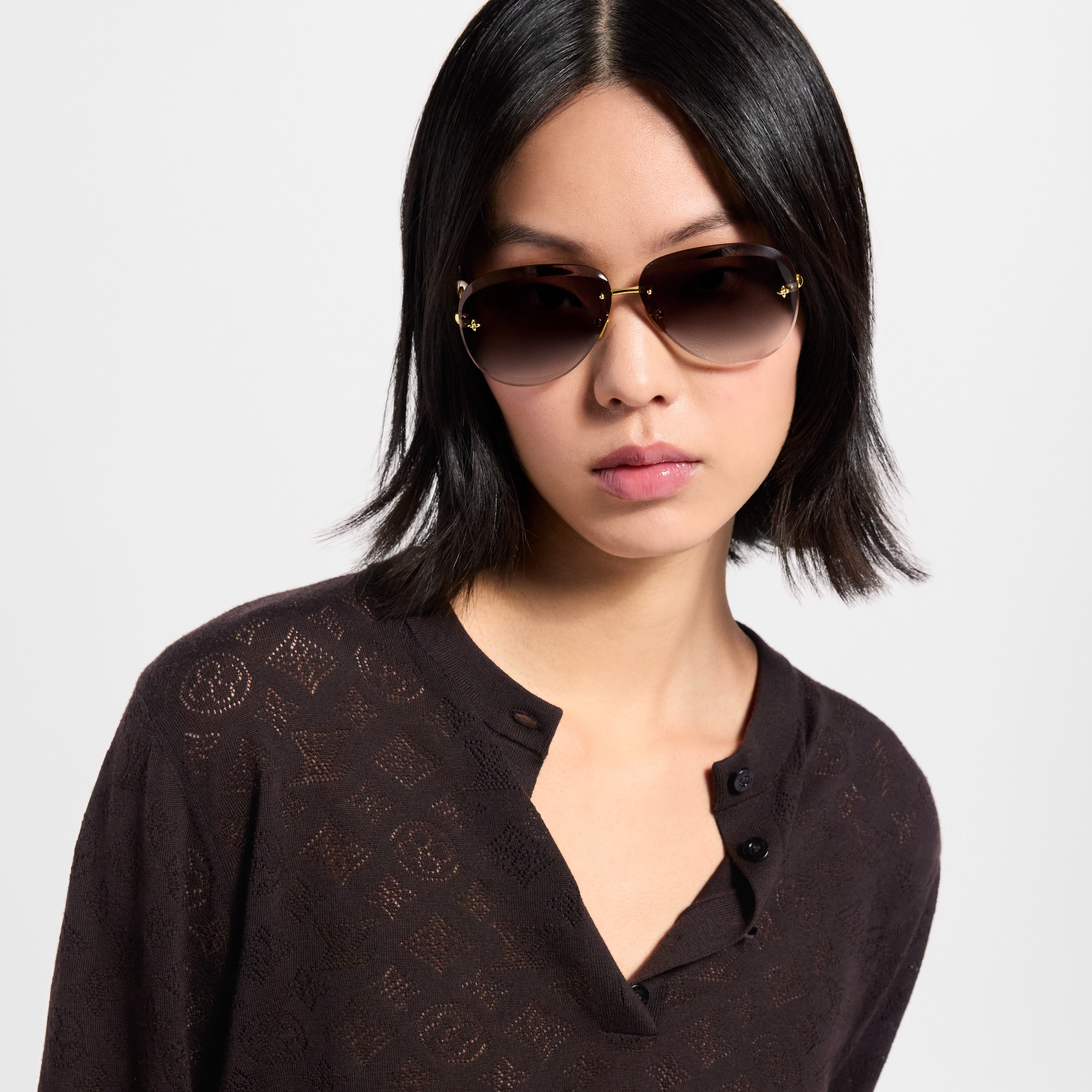 LV Jewel Pearl Pilot Sunglasses S00 - Women - Accessories | LOUIS 