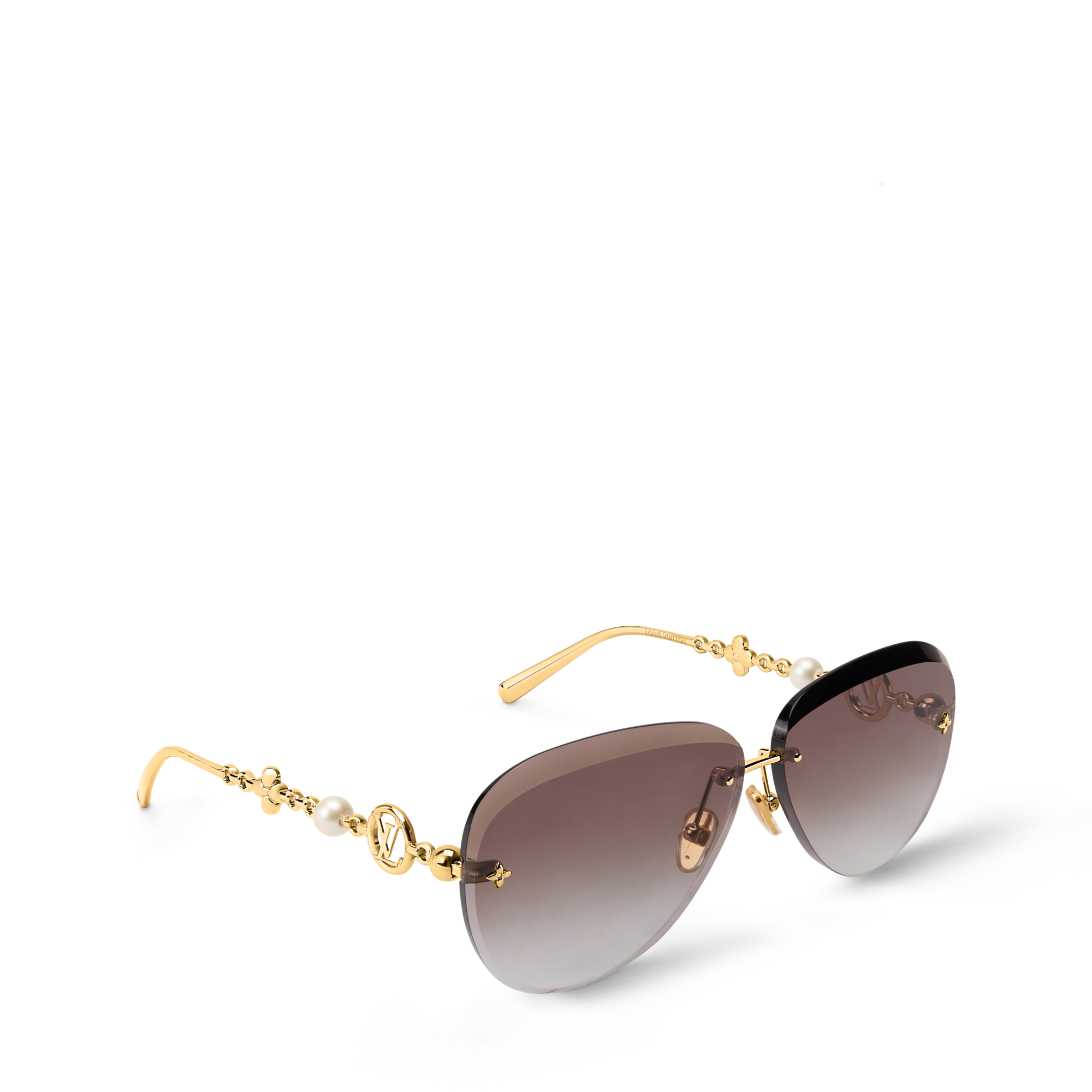LV Jewel Pearl Pilot Sunglasses S00 - Women - Accessories | LOUIS 