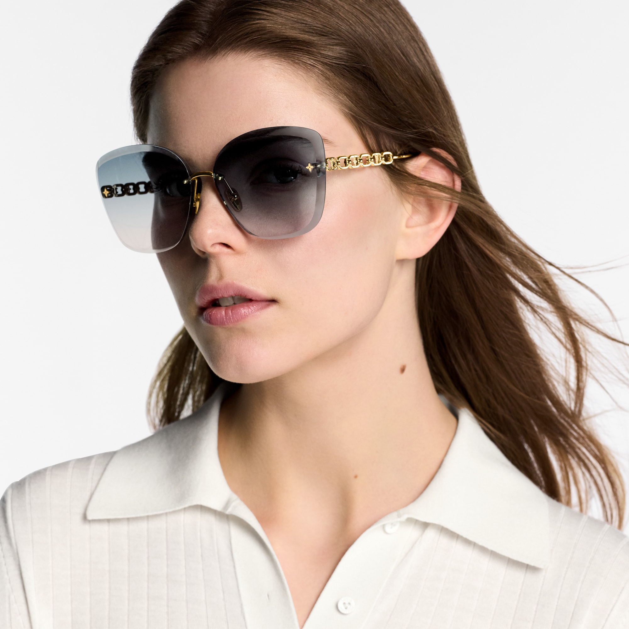 S00 Accessories Sunglasses LV Jewel Round Cat Eye Sunglasses | Louis Vuitton ® (Product zoom)