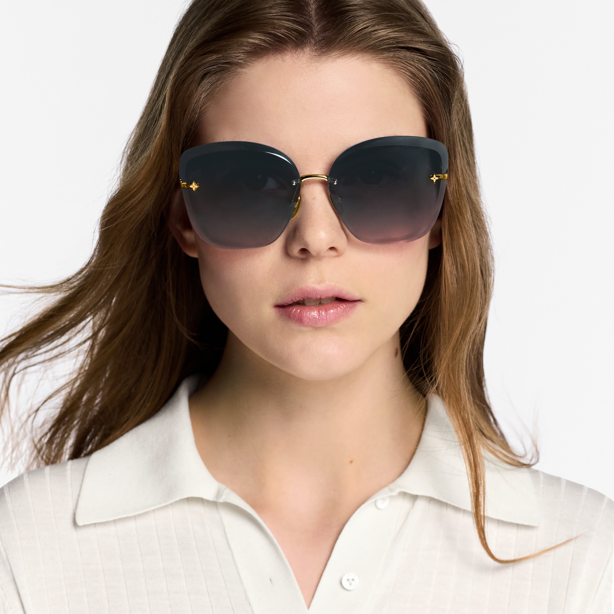 S00 Accessories Sunglasses LV Jewel Round Cat Eye Sunglasses | Louis Vuitton ® (Product zoom)