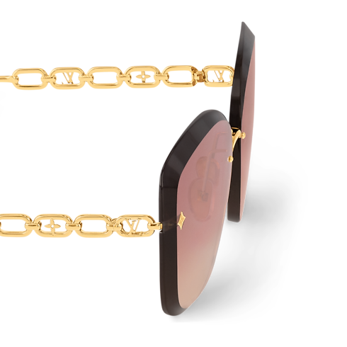 S00 Accessories Eyewear LV Jewel Round Cat Eye Sunglasses | Louis Vuitton ® (Product zoom)