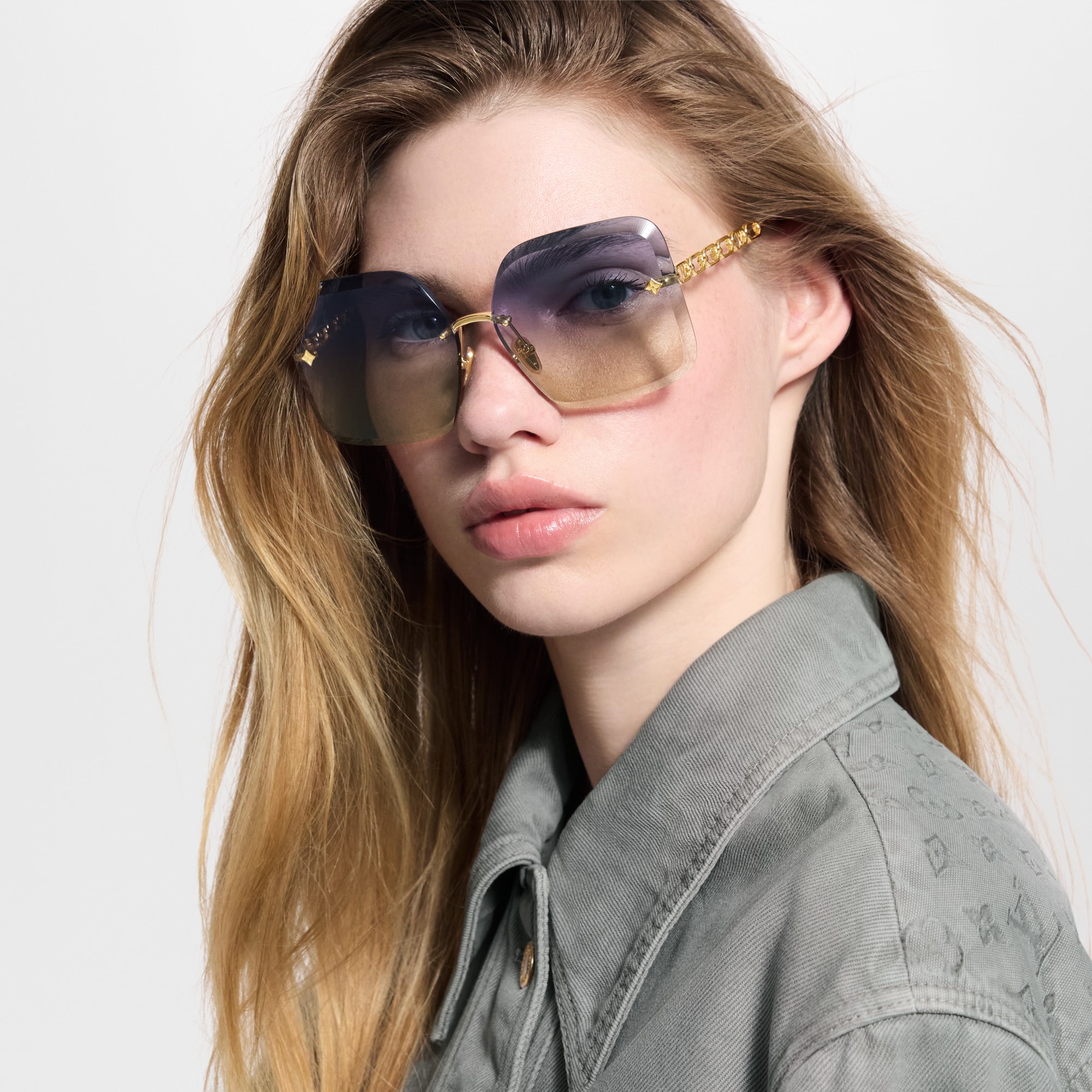 S00 Accessories Sunglasses LV Jewel Square Sunglasses | Louis Vuitton ® (Product zoom)