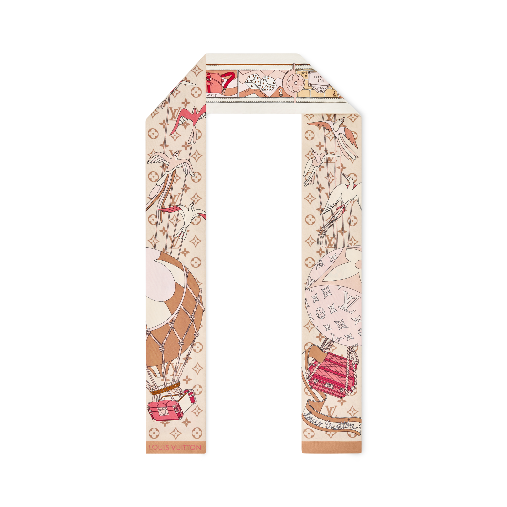 S00 Accessories Silk Squares and Bandeaus  LV Journey Bandeau | Louis Vuitton ® (Product zoom)