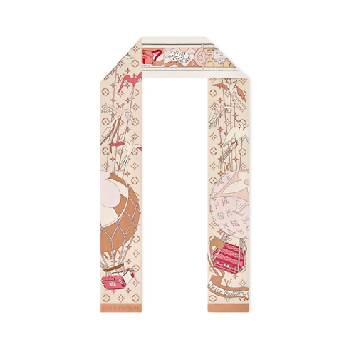 S00 Accessories Silk Squares and Bandeaus LV Journey Bandeau | Louis Vuitton ® (Product zoom)