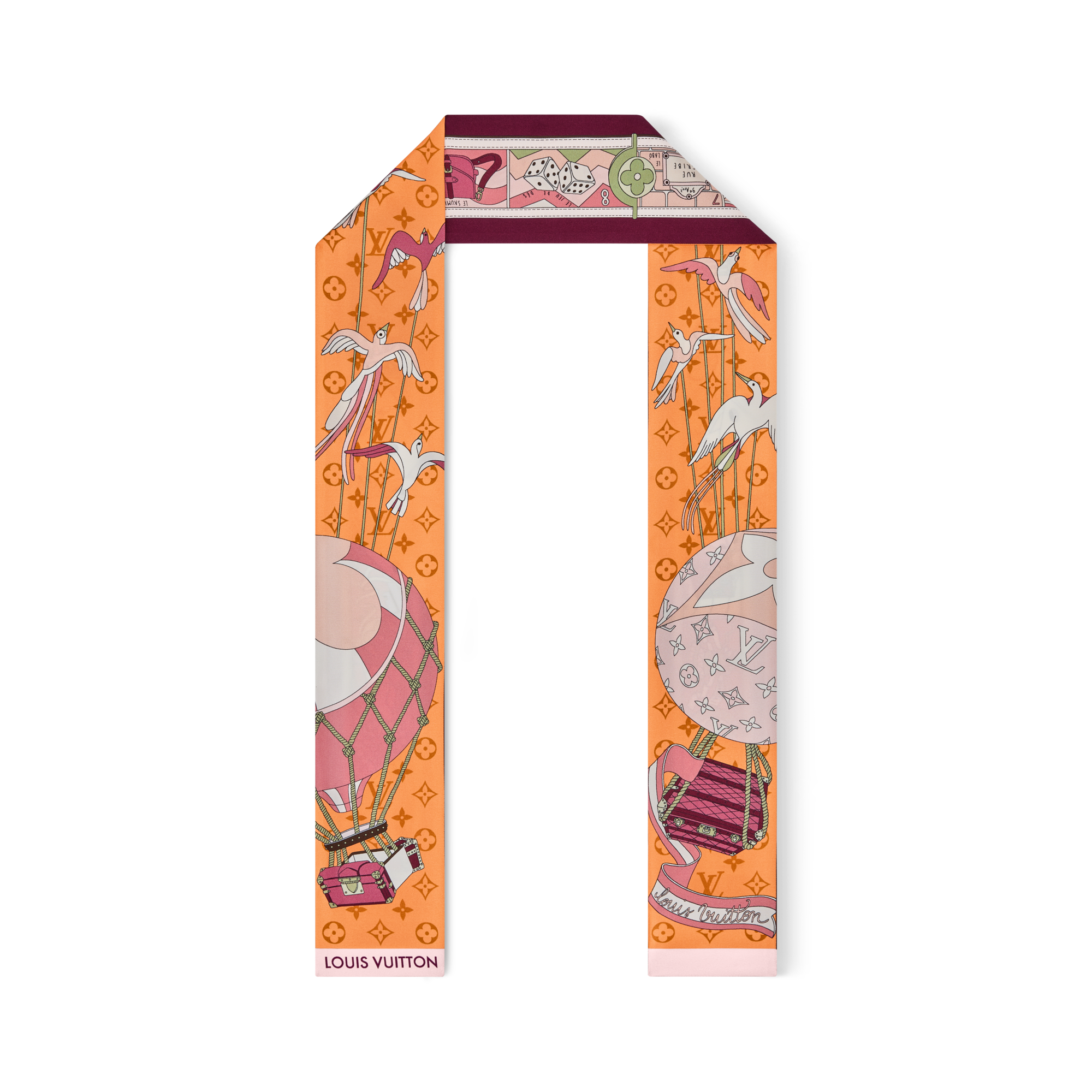 S00 Accessories Silk Squares and Bandeaus  LV Journey Bandeau | Louis Vuitton ® (Product zoom)