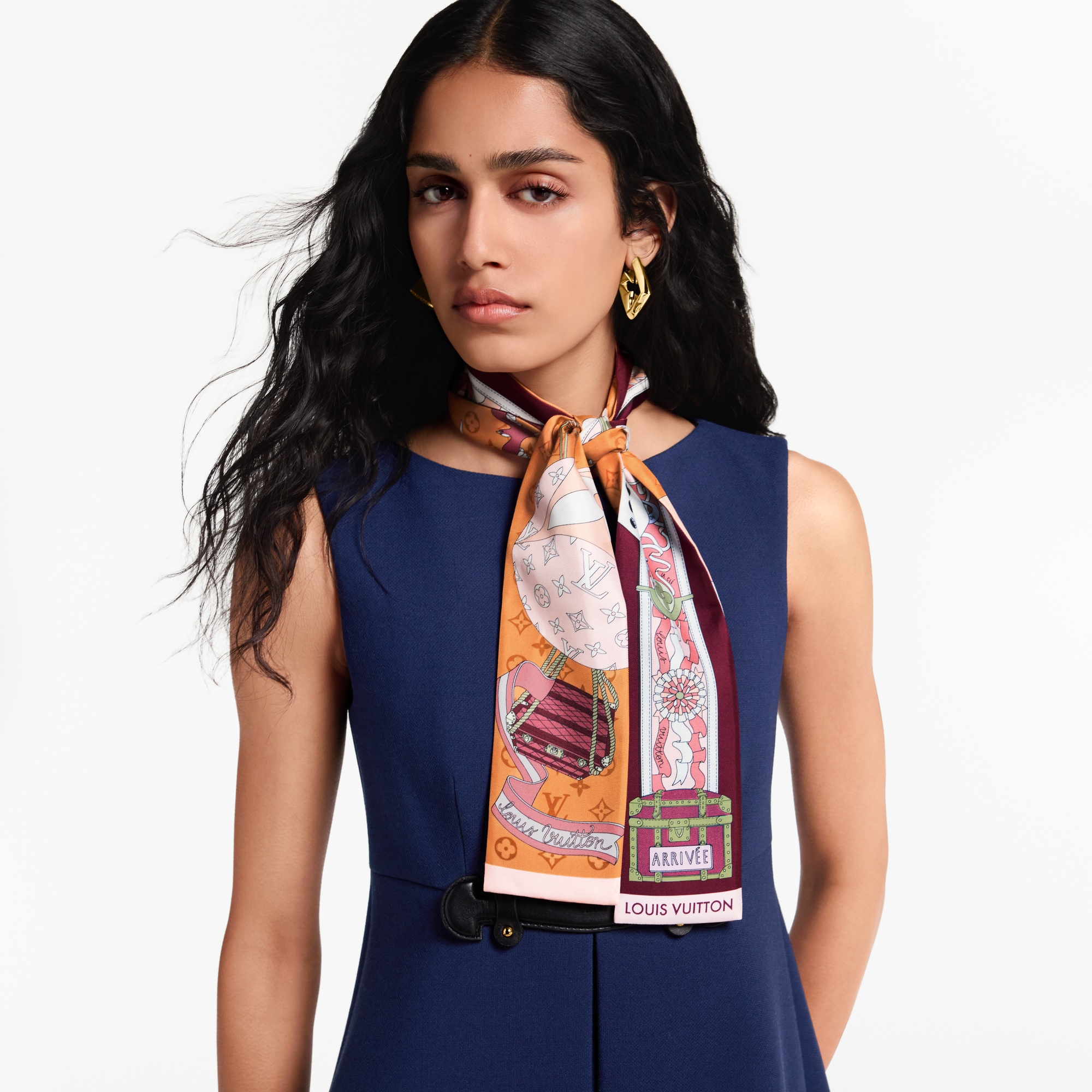 S00 Accessories Silk Squares and Bandeaus  LV Journey Bandeau | Louis Vuitton ® (Product zoom)