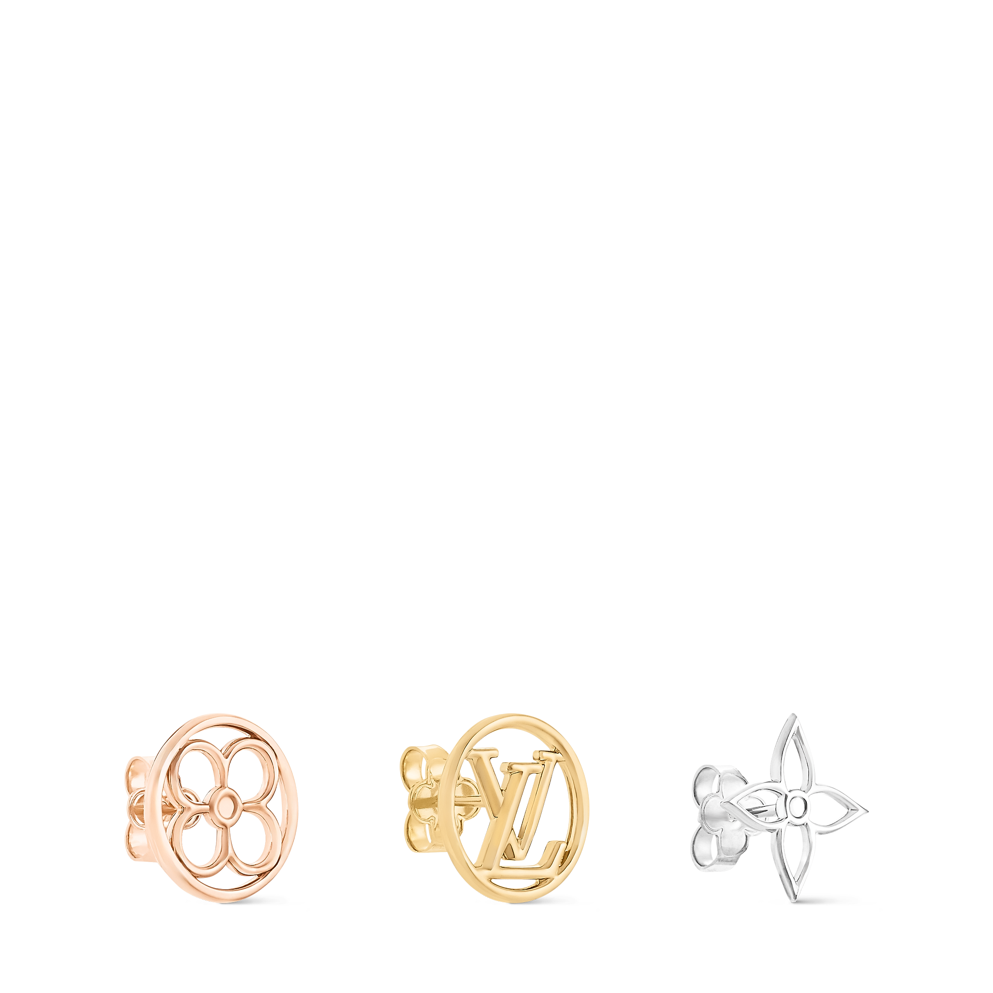 LV Lace Earrings