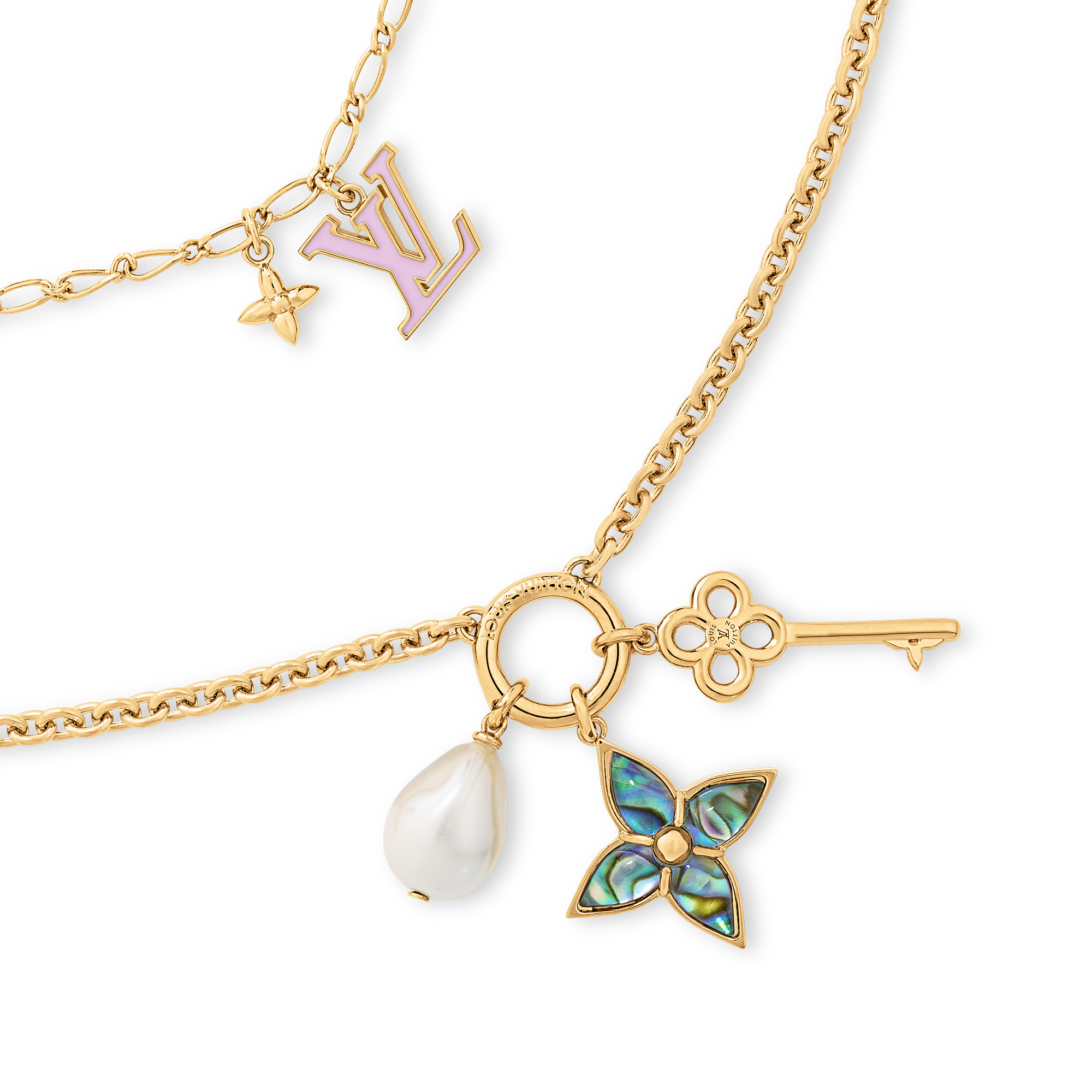 LV Layer Color Necklace