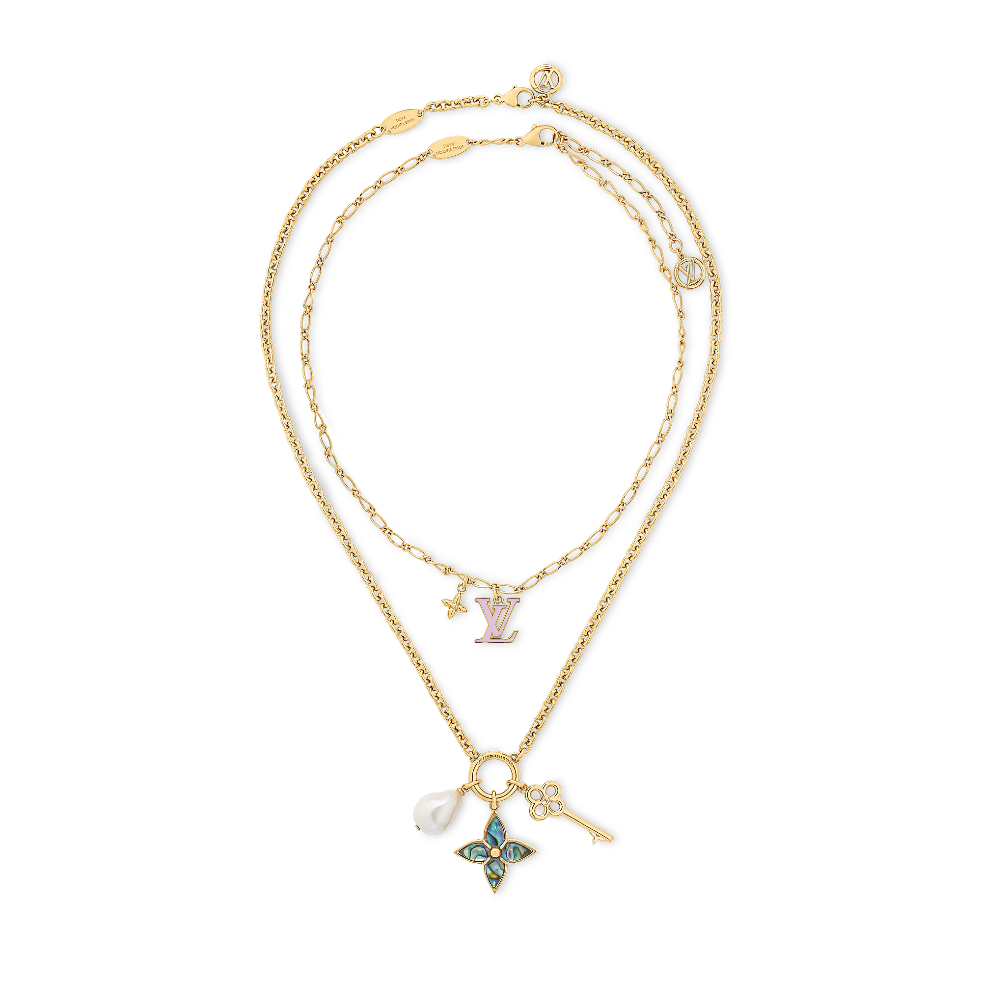 LV Layer Color Necklace