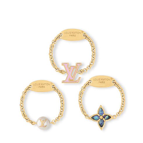 S00 Fashion Jewelry All Fashion Jewelry LV Layer Color ring set | Louis Vuitton ® (Product zoom)