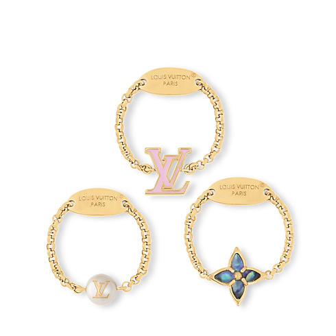 S00 Fashion Jewelry All Fashion Jewelry LV Layer Color ring set | Louis Vuitton ® (Product zoom)