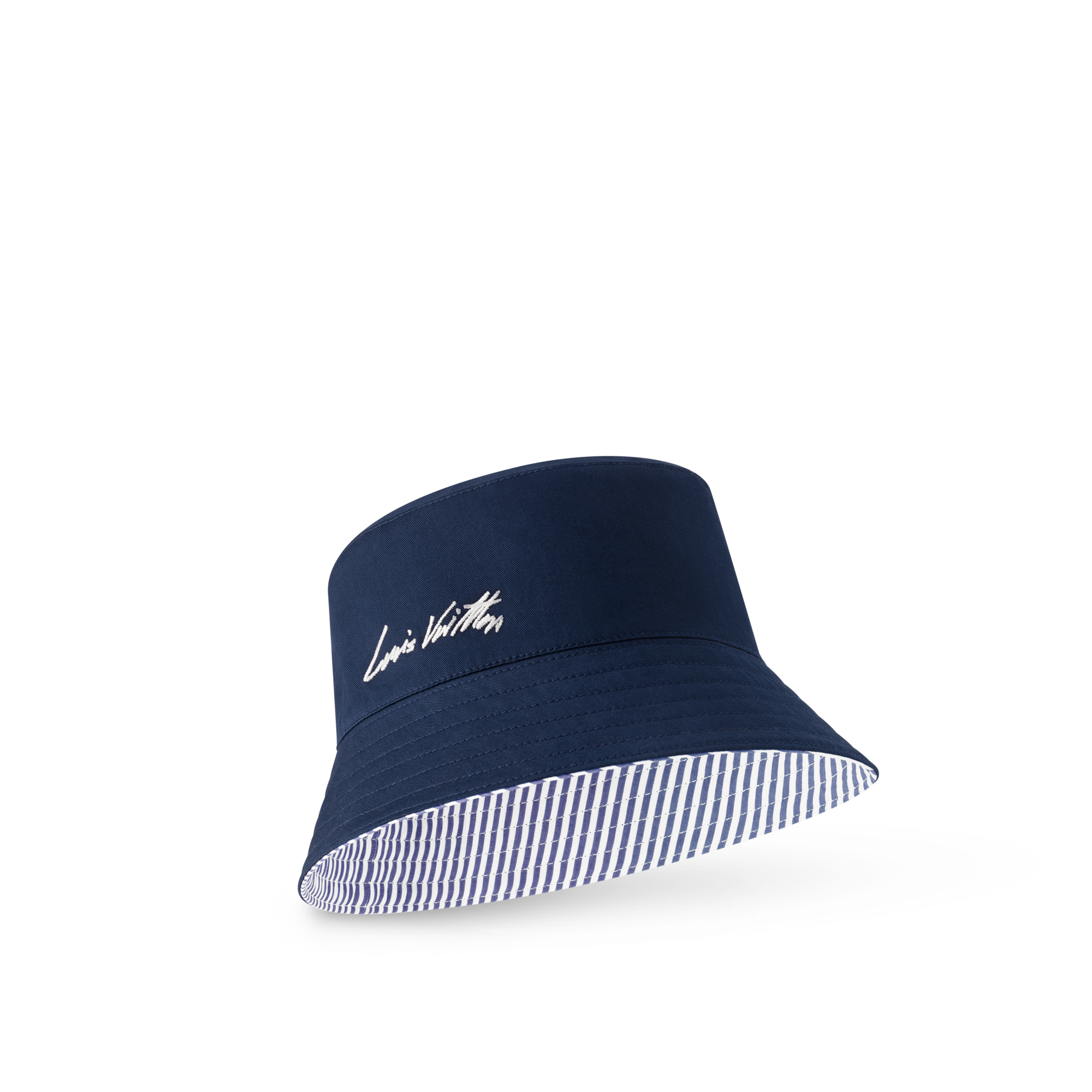 S00 Accessories Hats and Gloves LV League Striped Bucket Hat | Louis Vuitton ® (Product zoom)