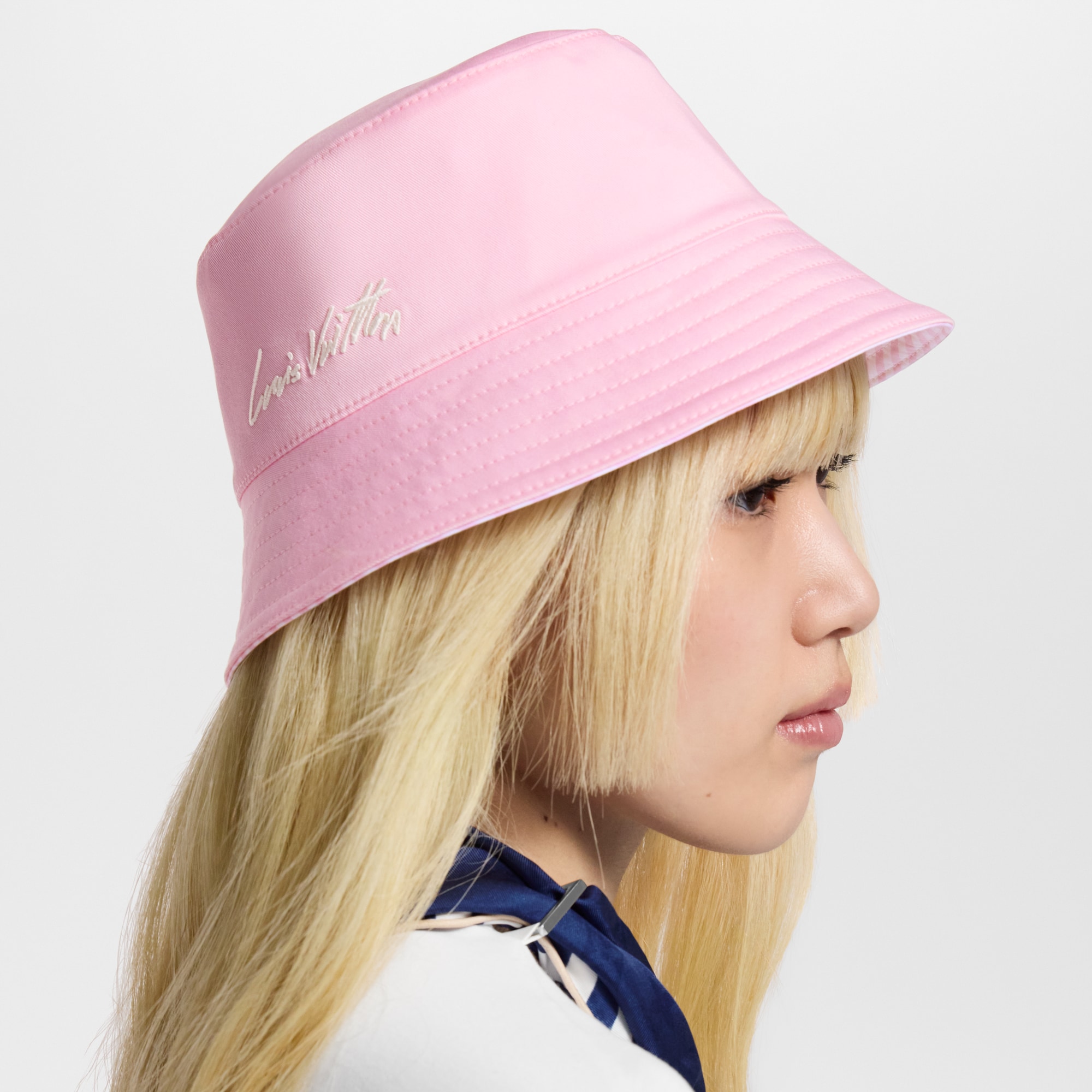 S00 Accessories Hats and Gloves LV League Striped Bucket Hat | Louis Vuitton ® (Product zoom)