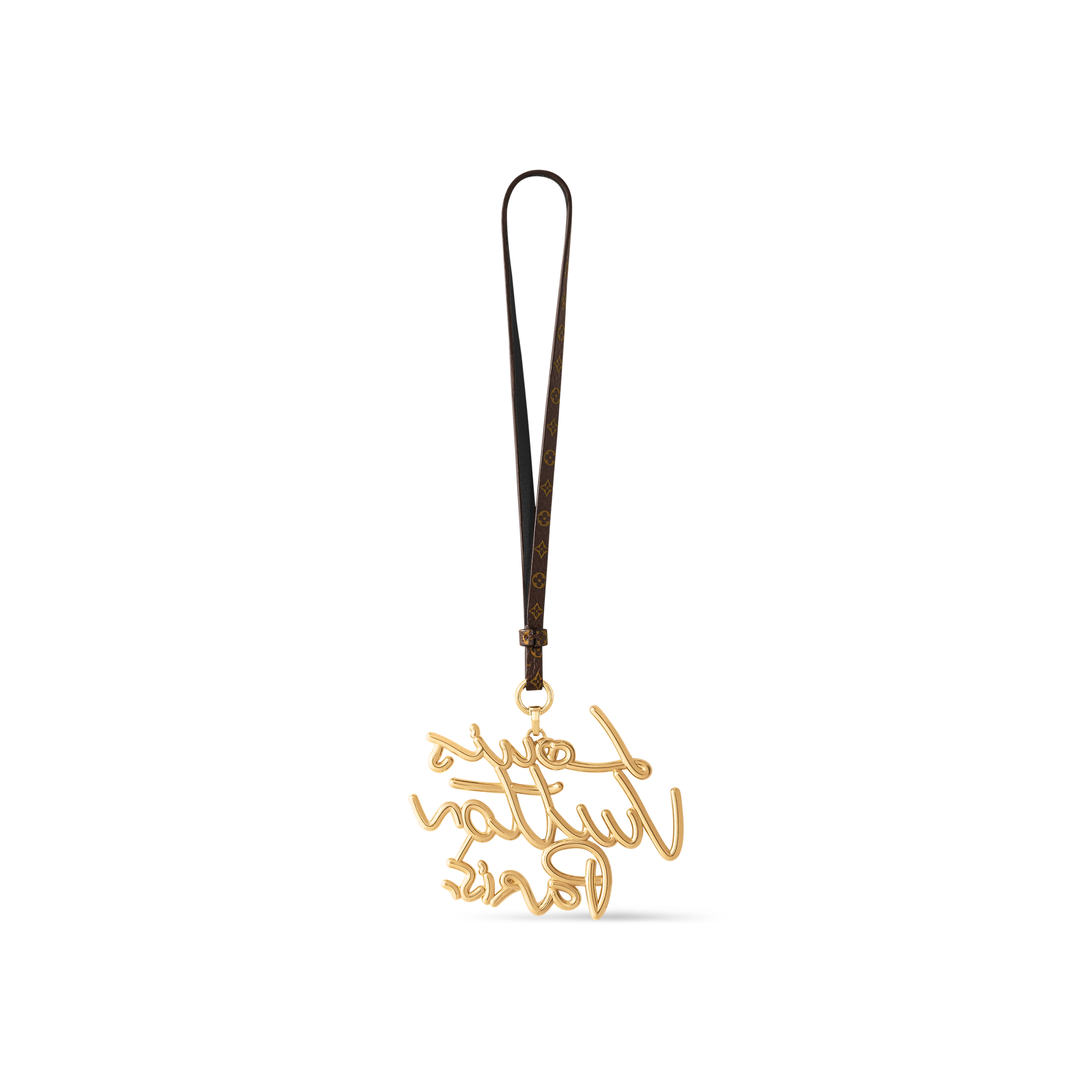 LV Lettering Bag Charm