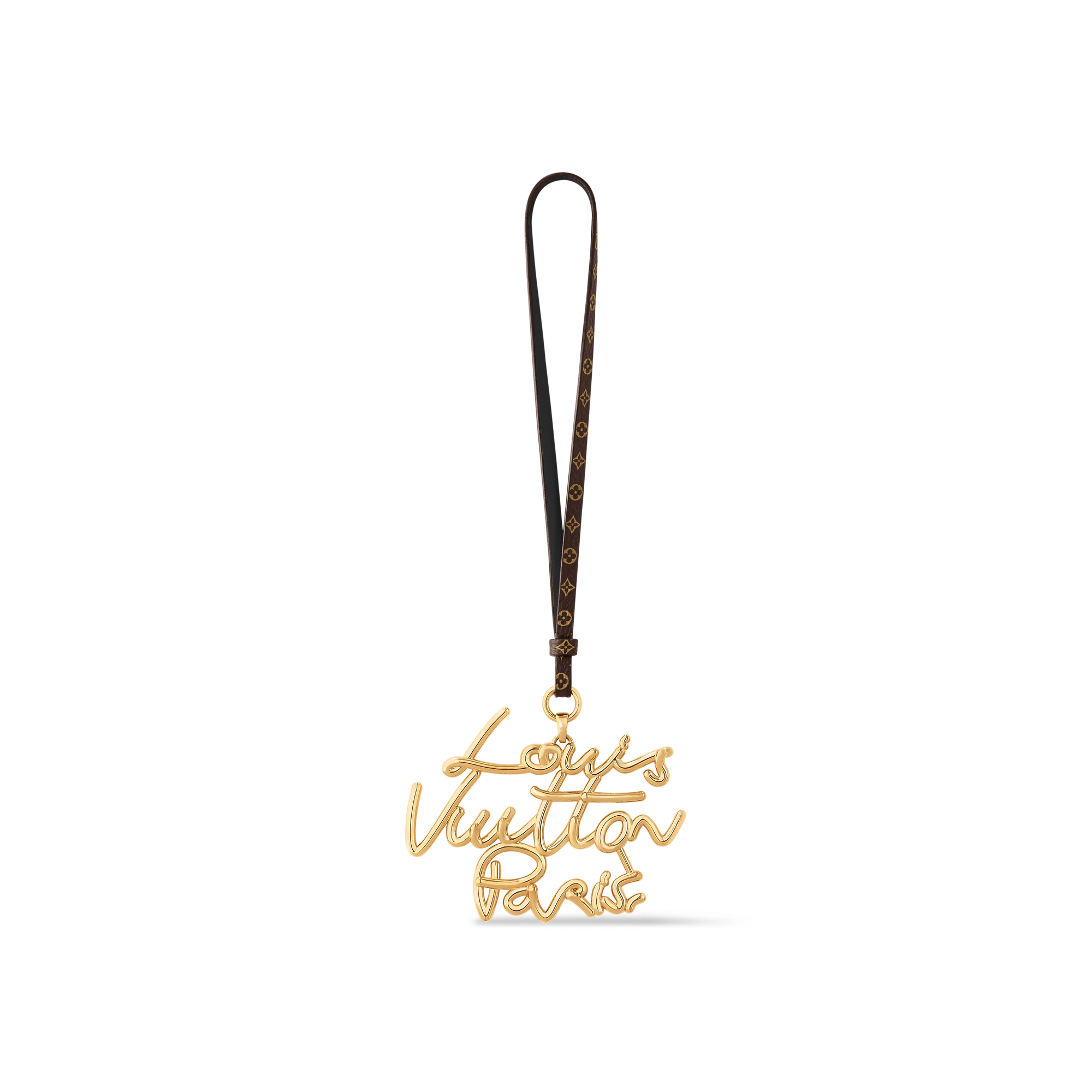 LV Lettering Bag Charm