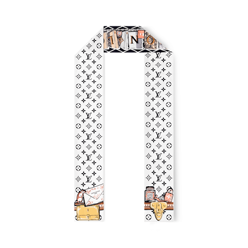 S00 Accessories Silk Squares and Bandeaus LV Library Bandeau | Louis Vuitton ® (Product zoom)