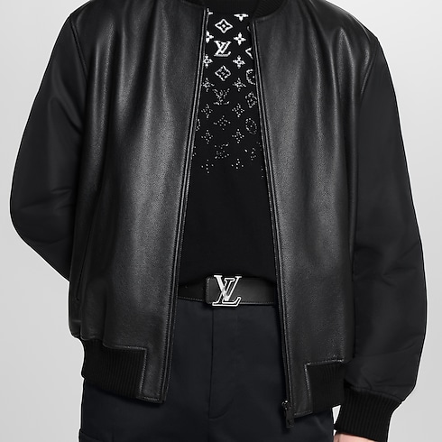 Monogram Eclipse Canvas Accessories Belts LV Line 40mm Reversible Belt | Louis Vuitton ® (Product zoom)