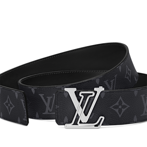 Monogram Eclipse Canvas Accessories Belts LV Line 40mm Reversible Belt | Louis Vuitton ® (Product zoom)