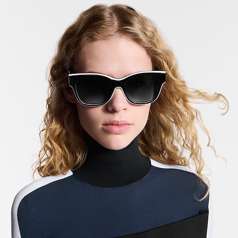 S00 Accessories Eyewear LV Line Square Sunglasses | Louis Vuitton ® (Product zoom)