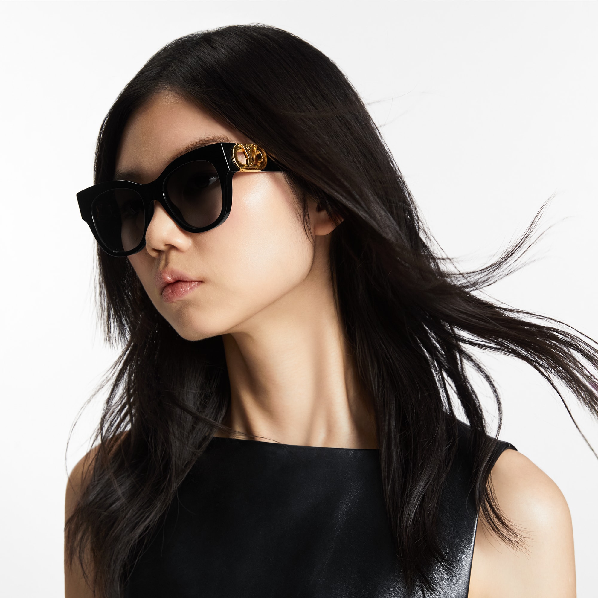 S00 Accessories Sunglasses LV Link PM Cat Eye Sunglasses | Louis Vuitton ® (Product zoom)