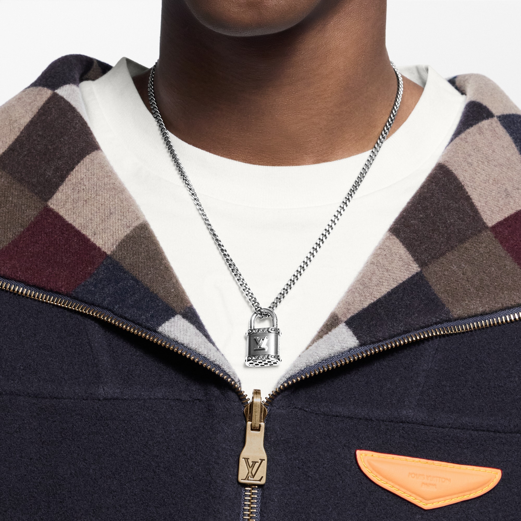 S00 Fashion Jewelry Necklaces and Pendants LV Lock Necklace | Louis Vuitton ® (Product zoom)