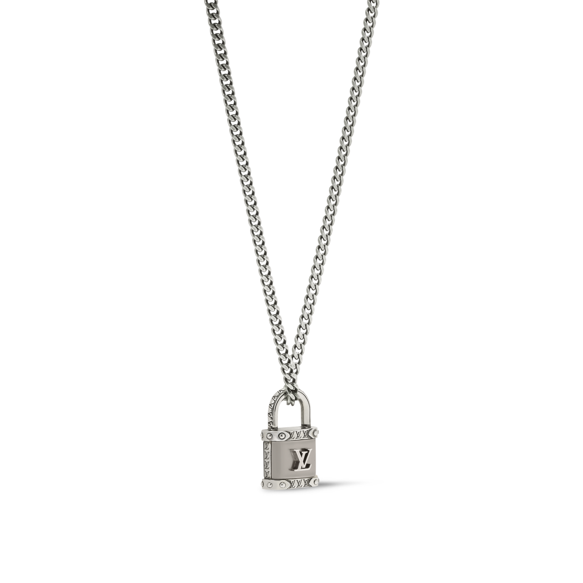 S00 Fashion Jewelry Necklaces and Pendants LV Lock Necklace | Louis Vuitton ® (Product zoom)