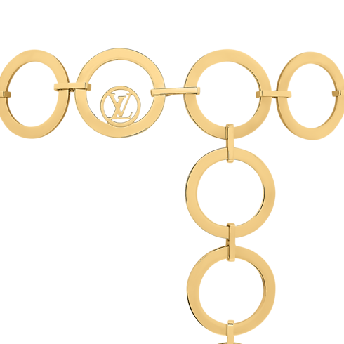 For Women New This Season LV Loop Chain Belt | Louis Vuitton ® (Product zoom)