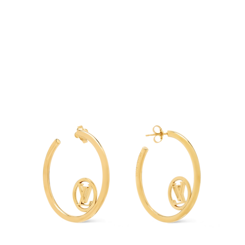 S00 Fashion Jewelry Earrings LV Loop Earrings | Louis Vuitton ® (Product zoom)