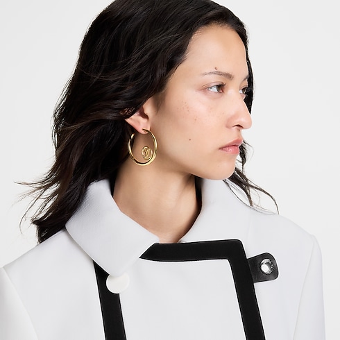 S00 Fashion Jewelry Earrings LV Loop Earrings | Louis Vuitton ® (Product zoom)