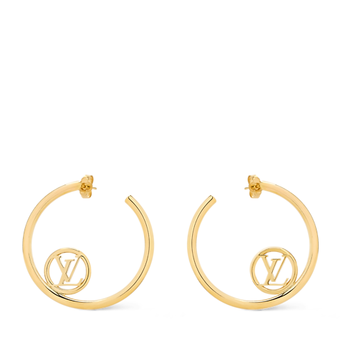 S00 Fashion Jewelry Earrings LV Loop Earrings | Louis Vuitton ® (Product zoom)