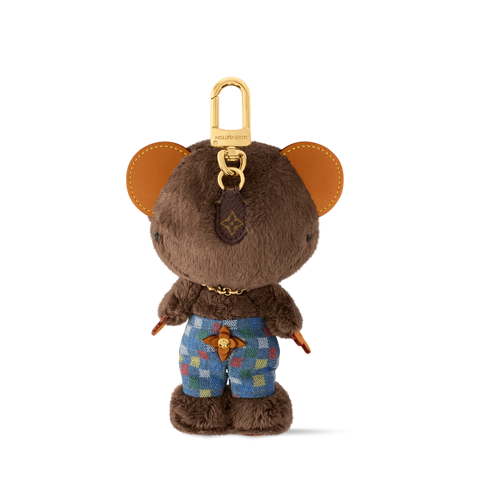 LV Louis Bear Bag Charm