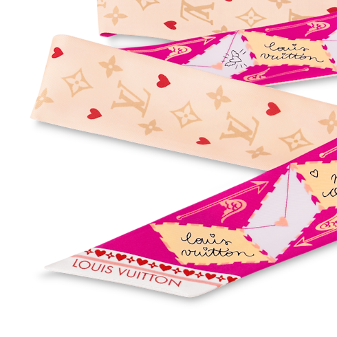 S00 Accessories Silk Squares and Bandeaus LV Love Letters BB Bandeau | Louis Vuitton ® (Product zoom)