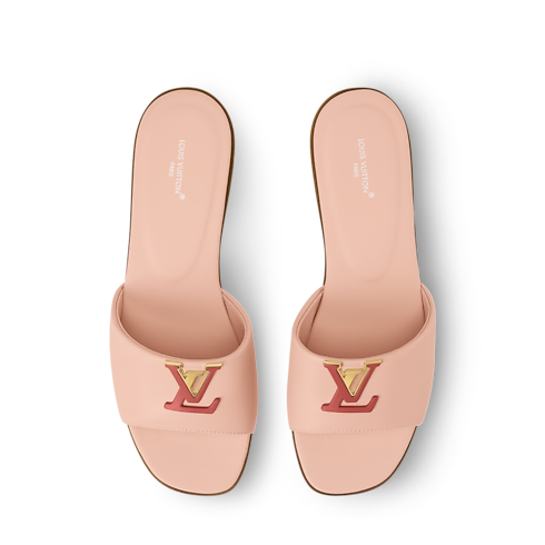 LV Mare Flat Mule Interior View