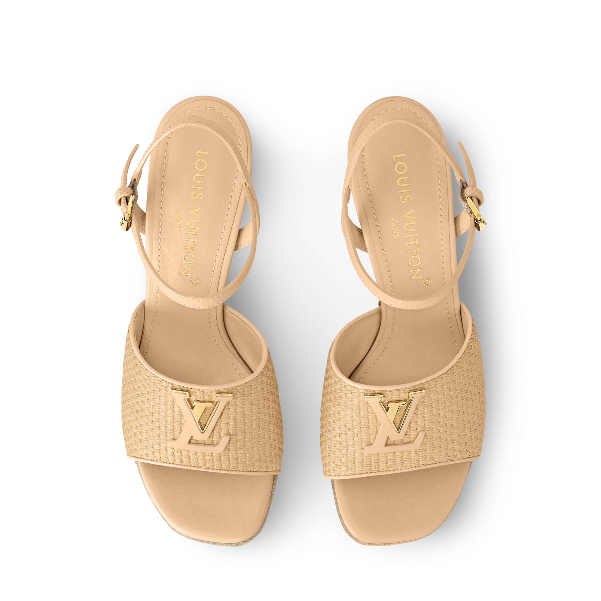  Shoes Sandals and Espadrilles  LV Mare Wedge Sandal | Louis Vuitton ® (Product zoom)