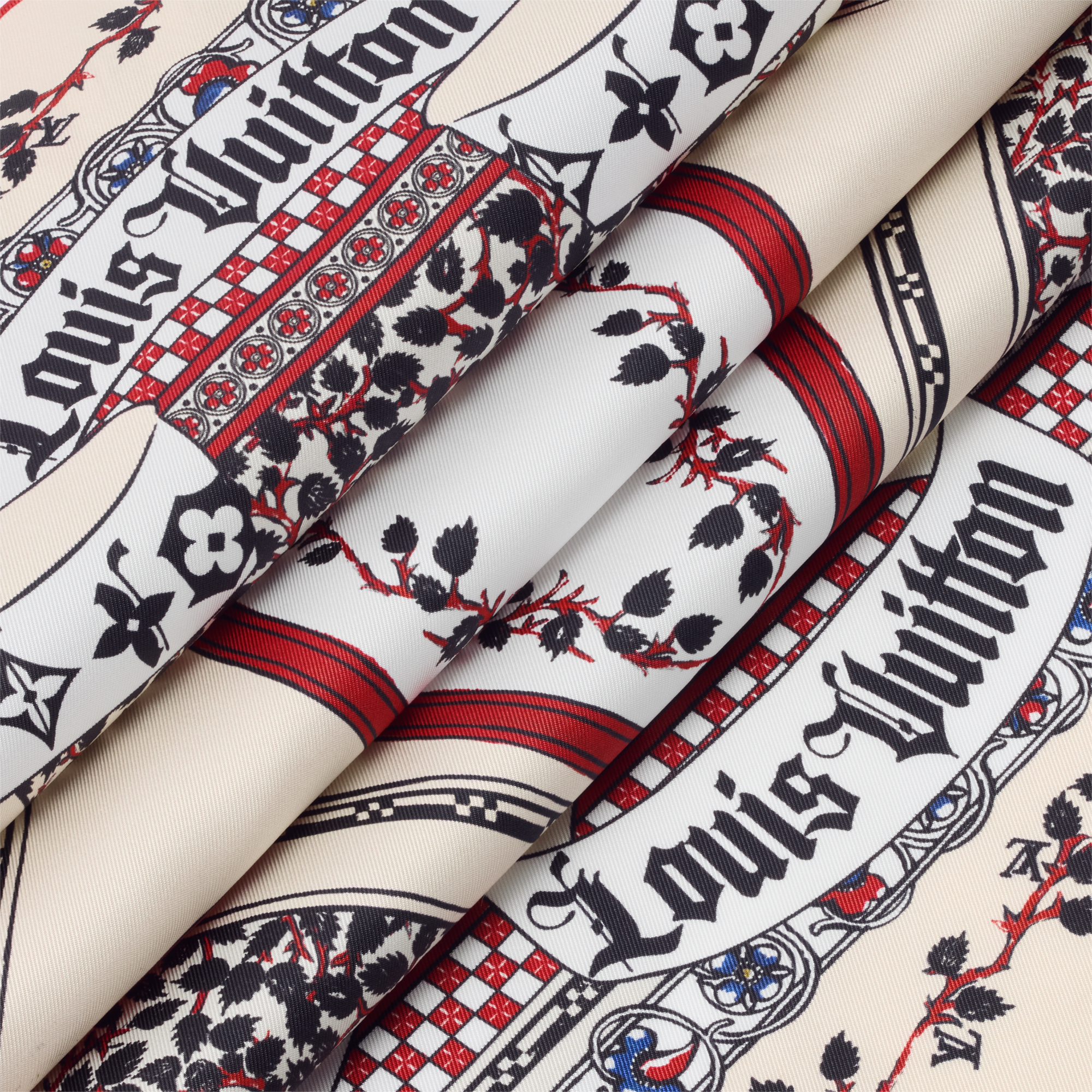 S00 Accessories Silk Squares and Bandeaus  LV Medieval Flowers Square 90 | Louis Vuitton ® (Product zoom)