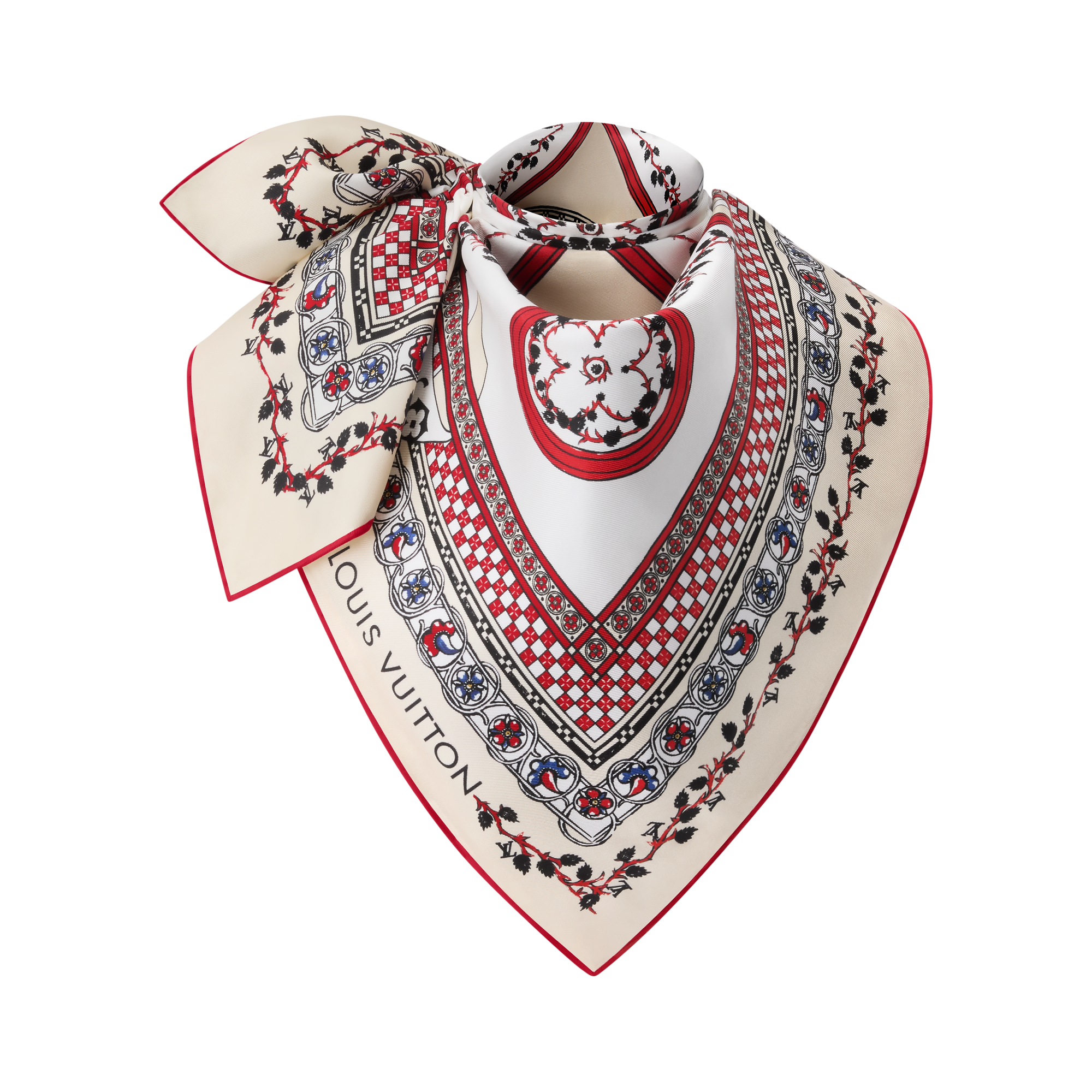 LV Medieval Flowers Square 90