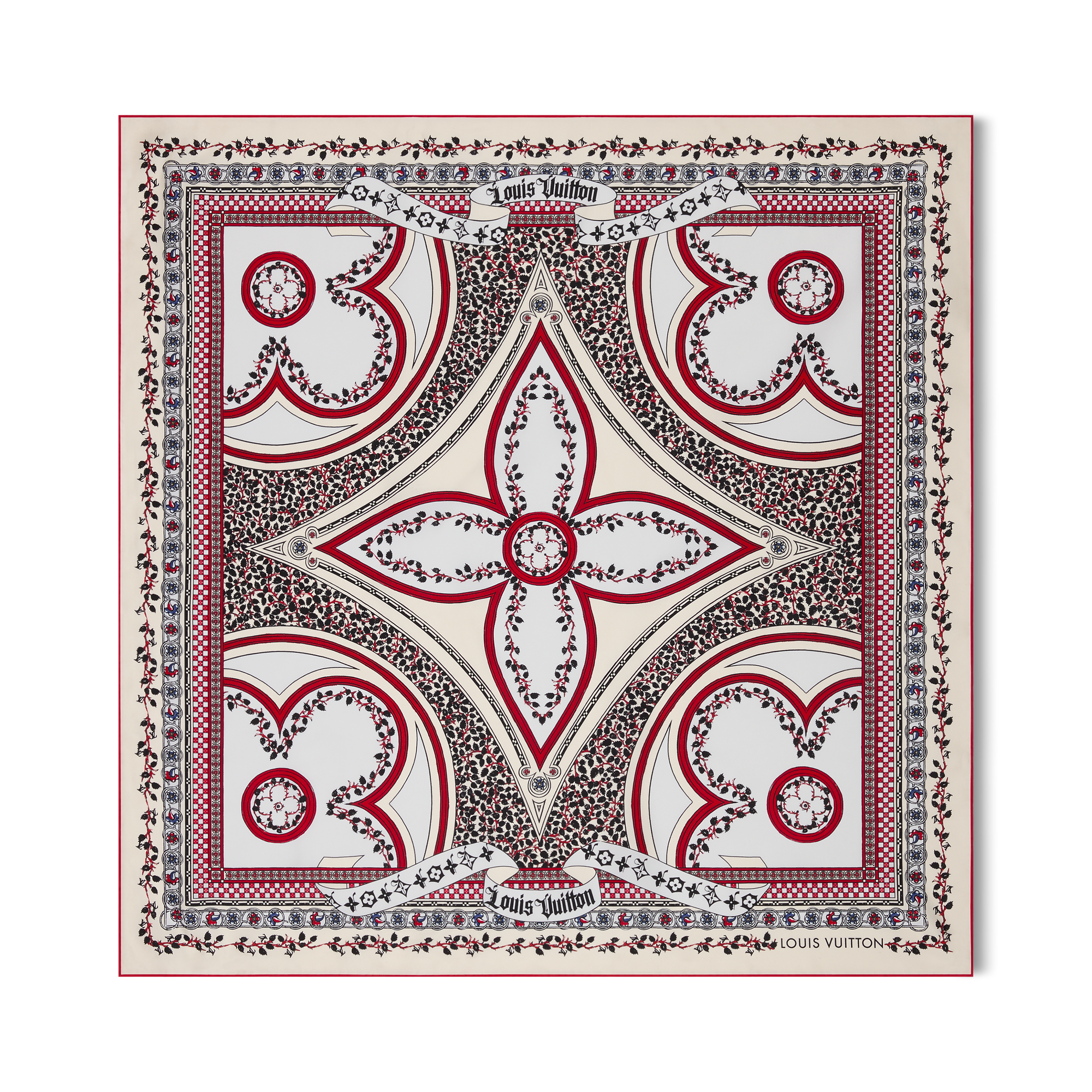 LV Medieval Flowers Square 90