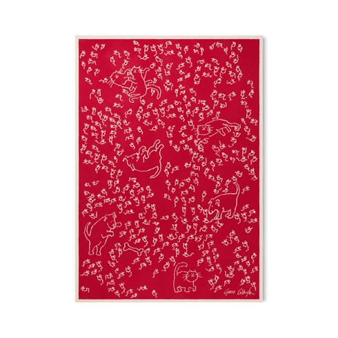 S00 Home and Art of Dining Home Textiles LV Mice Blanket | Louis Vuitton ® (Product zoom)