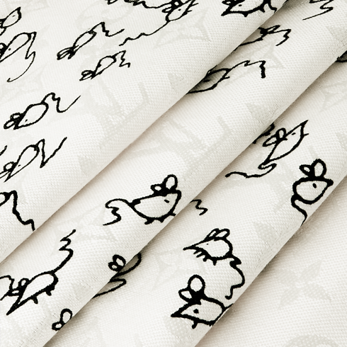 S00 Accessories Shawls and Stoles LV Mice Monogram Classique Shawl | Louis Vuitton ® (Product zoom)