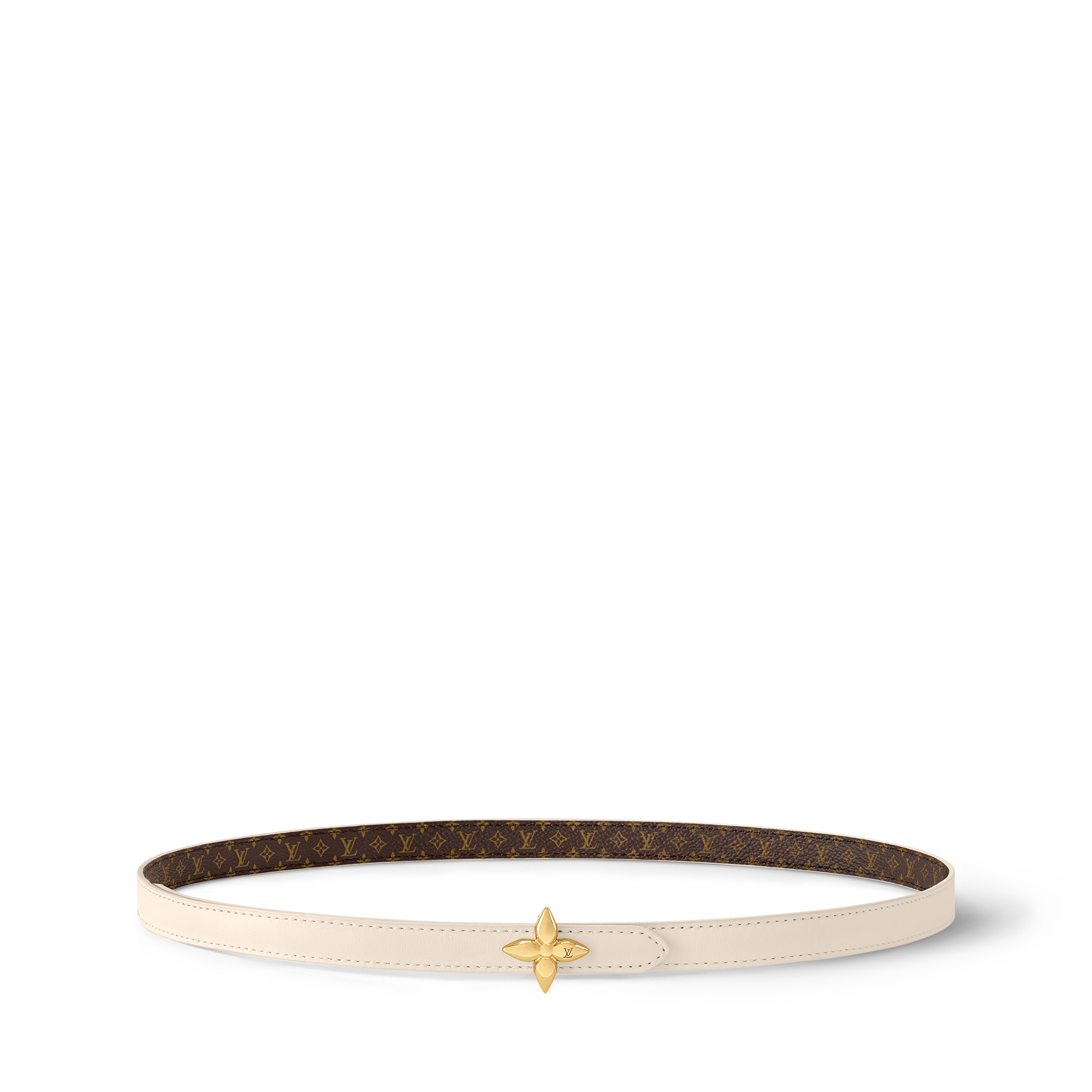  Accessories Belts LV Mini Flowergram 15mm Reversible Belt | Louis Vuitton ® (Product zoom)