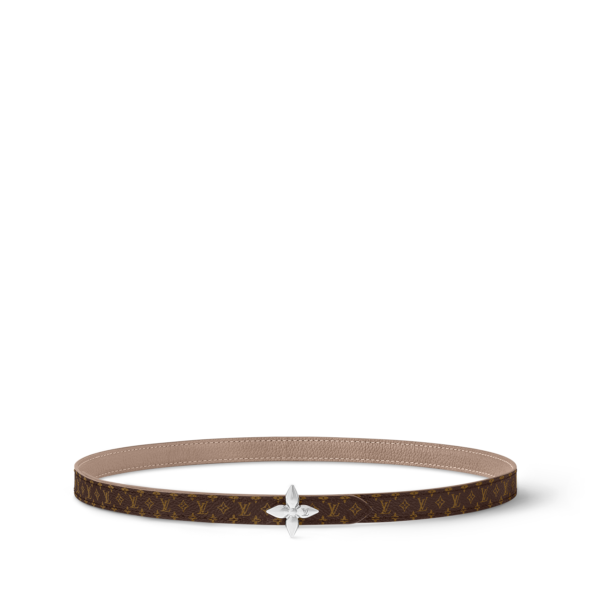  Accessories Belts LV Mini Flowergram 15mm Reversible Belt | Louis Vuitton ® (Product zoom)