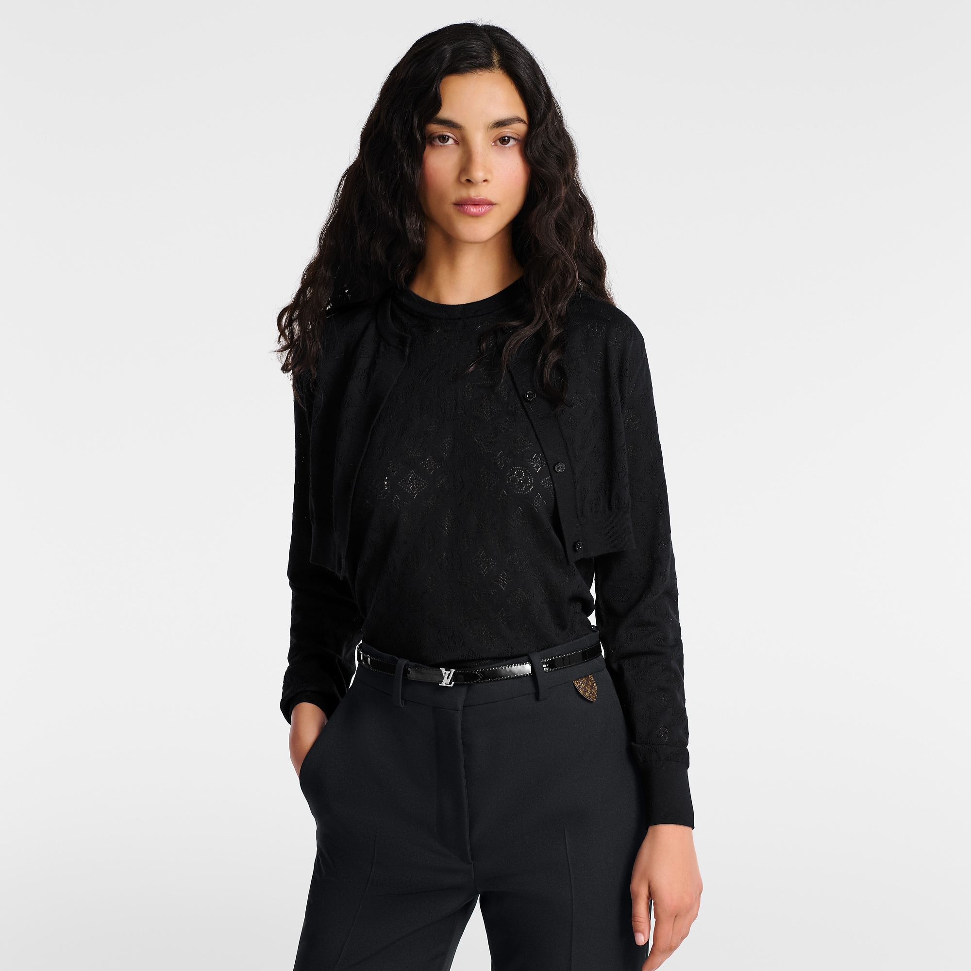 LV Mini Strass Reversible 15mm Belt