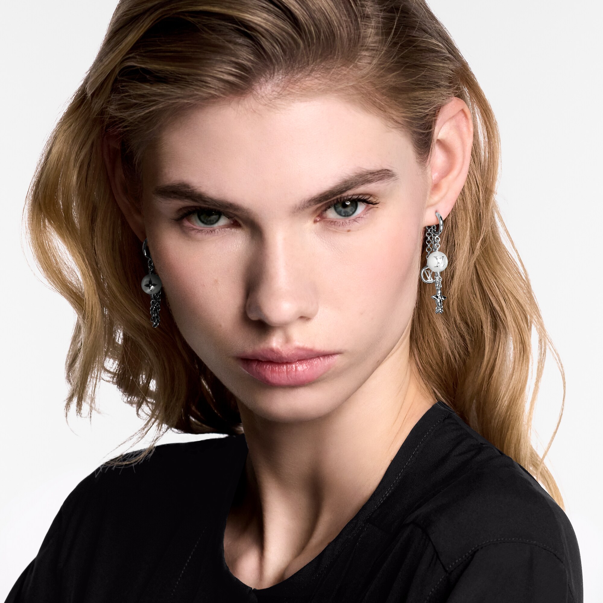 LV Mix Chains Earrings