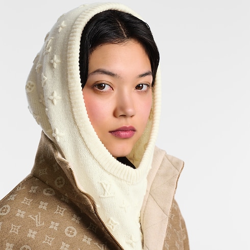 S00 Accessories Hats and Gloves LV Monogram 3D Balaclava | Louis Vuitton ® (Product zoom)