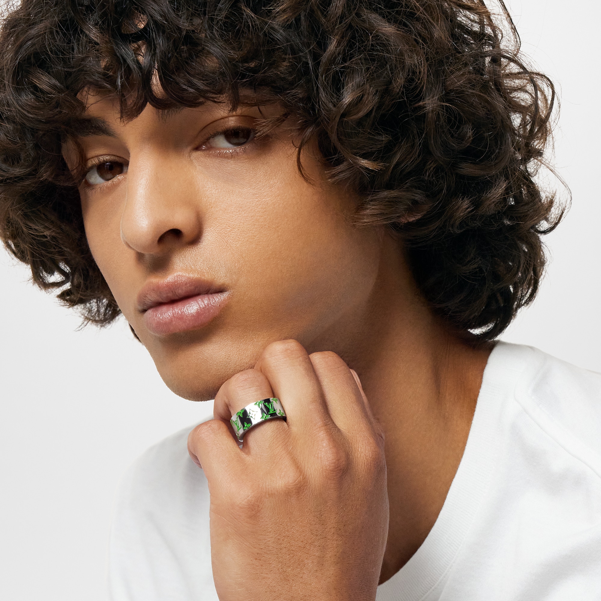 S00 Fashion Jewelry Rings LV Mosaic Ring | Louis Vuitton ® (Product zoom)