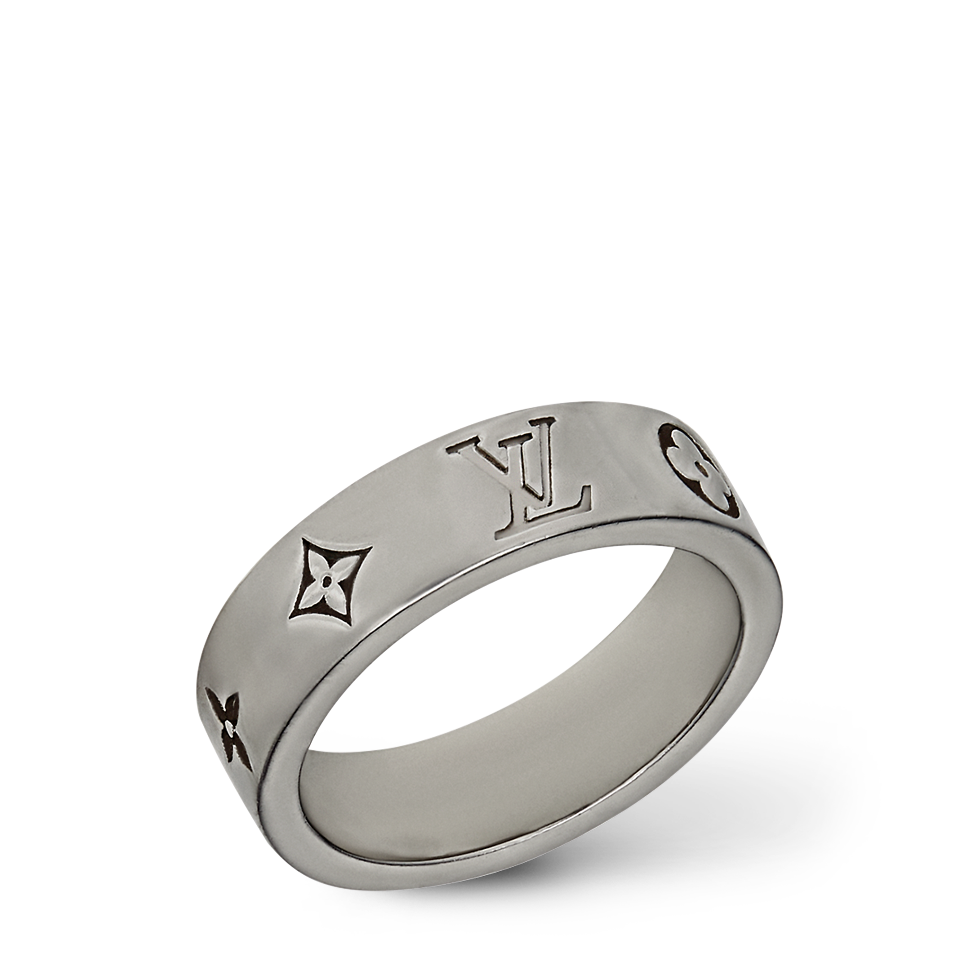 LV Mosaic Thin Ring